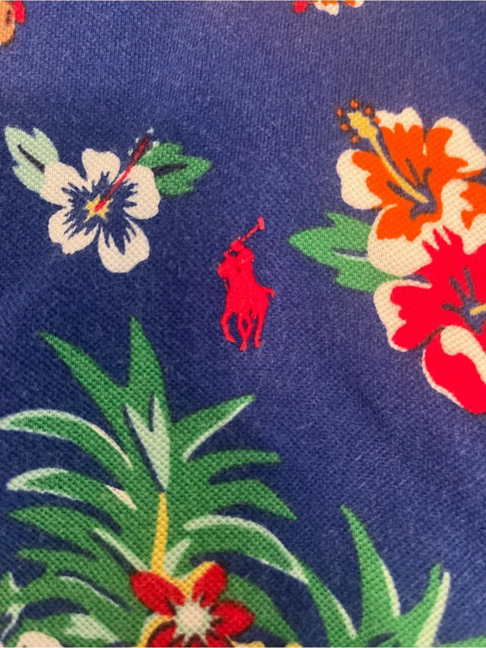 Polo Ralph Lauren Tropical Polo Bear Hawaiian Shirt XL